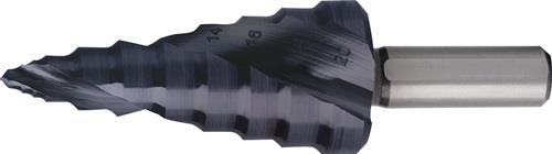 RUKO Stufenbohrer ULTIMATECUT Bohrber.6-20mm HSS RUnaTEC Spiralnut Z.2 Stufen 8 RUKO