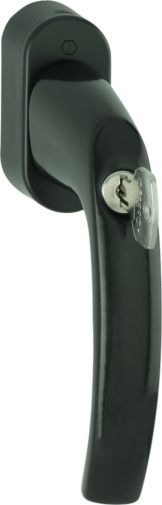 HOPPE® Fenstergriff absperrbar Atlanta 0530S/US952 100NM, N10, mit Schrauben, Aluminium, 10763950
