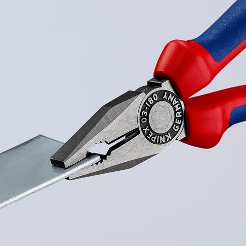 KNIPEX Kombizange L.180mm pol.Mehrkomp.-Hülle KNIPEX KNIPEX Kombizange L.180mm pol.Mehrkomp.-Hülle KNIPEX