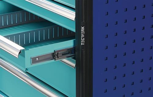 TECWERK Werkzeugwagen PLUS 2.0 B760xT465xH1030mm 500kg 6Schubl.unbest.Stahlbl.TECWERK