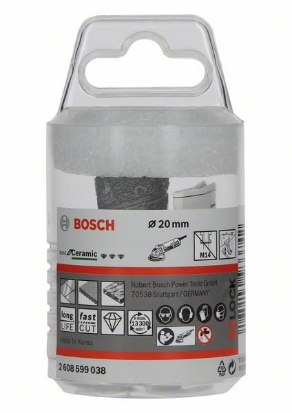 BOSCH Fräskopf X-LOCK, 20 x 35 mm