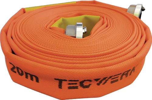 TECWERK Bau-/Industrieschlauch ID 52mm L.20m leuchtorange Rl.TECWERK