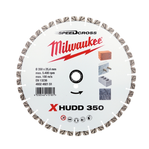 für harte Materialien Speedcross Diamanttrennscheibe XHUDD 350 mm