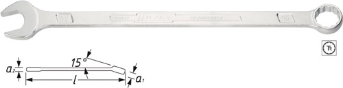 HAZET Ringmaulschlüssel 600 LG SW 12mm L.230mm ext.lang Spezialstahl HAZET HAZET Ringmaulschlüssel 600 LG SW 12mm L.230mm ext.lang Spezialstahl HAZET