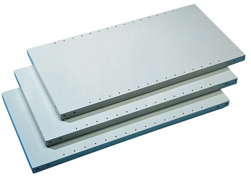 META Fachboden B1000xT400mm Trgf.115kg Stahlbl.lichtgrau pulverbesch.f.Steckregal