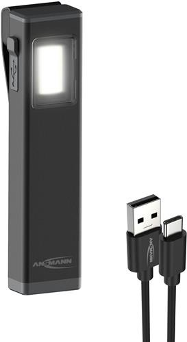 ANSMANN LED-Akkuhandleuchte 3,7V 600 mAh 50cm 130-550 lm Ladezeit ca.2,5 h ANSMANN