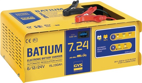 GYS Batterieladegerät BATIUM 7-24 6/12/24 V effektiv:11/arithmetisch:3-7 A GYS