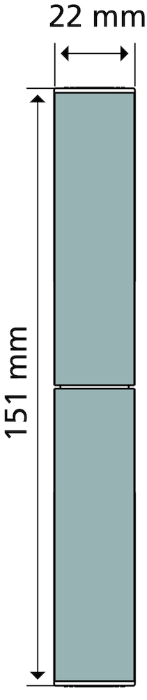 DR. HAHN Rollenband KT-RN K721, 2-teilig