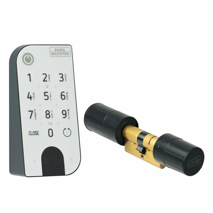 BURG-WÄCHTER Elektronisches Schließsystem, ENTRY Home, 5001 PIN, mit Tastatur, weiß, 50010