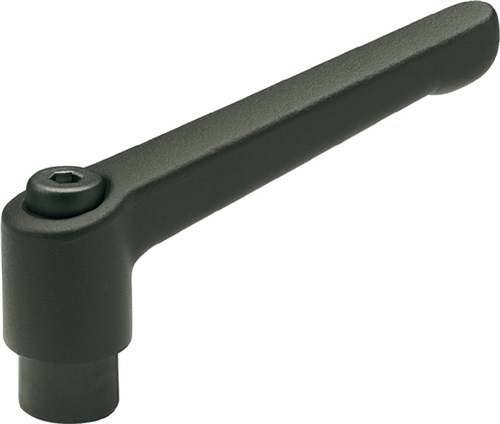 GANTER Verstellbarer Klemmhebel GN 300 d1 M 12mm l1 92mm IG GANTER