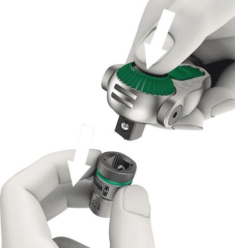 WERA Steckschlüsselsatz 8100 SB ALL-in Zyklop Speed 35-tlg.3/8 Zoll SW 6-19mm