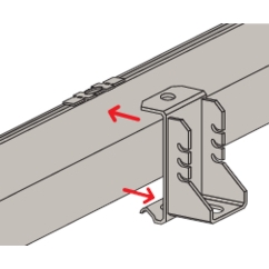 FISCHER Montageschiene FUS 41D/2,5 A4 - 6.000