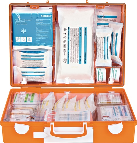 SÖHNGEN Erste Hilfe Koffer Advocat B400xH300xT150ca.mm orange SÖHNGEN