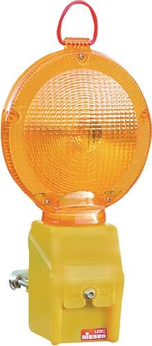 NISSEN Baustellenwarnleuchte MonoLight LED gelb Leuchtenkopf drehb.NISSEN