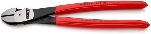 KNIPEX Kraftseitenschneider L.250mm pol.Form 0 Ku.-Überzug KNIPEX