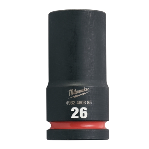 MILWAUKEE 26 x 90 mm SHOCKWAVE Schlagnuss 3/4" lang