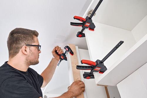 BESSEY Einhandtischzwinge EZR Spann-W.150mm A.60mm Spreiz-W.120-310mm 2 St./VE BESSEY