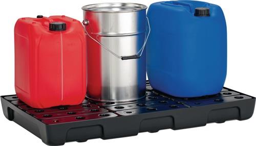 CEMO Regalwanne 33l L976xB595xH95mm PE m.PE-Rost u.Leckanzeiger CEMO