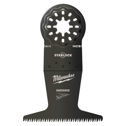 MILWAUKEE 65 x 42 mm mit Japanverzahnung Multitool Starlock Tauchsägeblatt für Schnitte in Holz