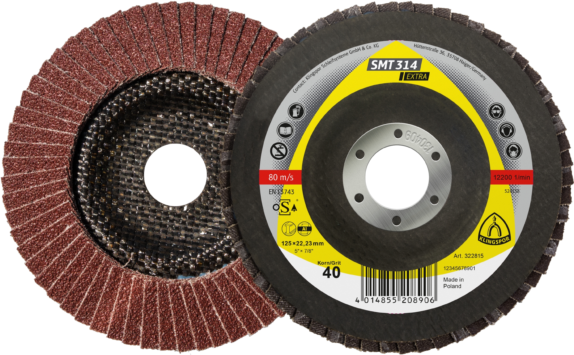 KLINGSPOR Schleifmopteller SMT 314 Extra