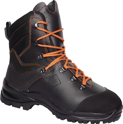 SOLIDUR Forstsicherheitsstiefel KAILASH Gr.40 schwarz/orange GlattlederS3 HRO CI HI SRC