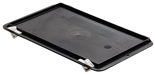 LA-KA-PE Deckel L300xB200mm schwarz PP leitfähig f.Transportstapelkasten 4 St/Karton