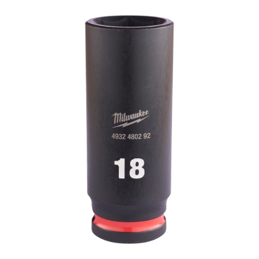 MILWAUKEE 18 x 65 mm SHOCKWAVE Schlagnuss 3/8" lang